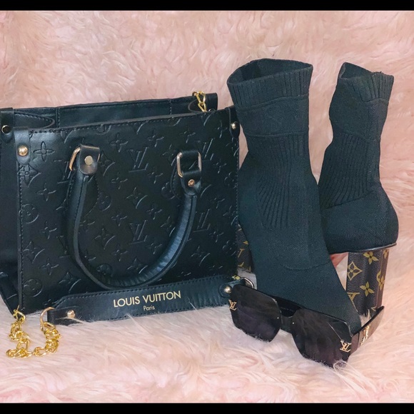 The purse is sold! I’m selling the heels and shade. I only wear them 1 time. - Picture 1 of 1